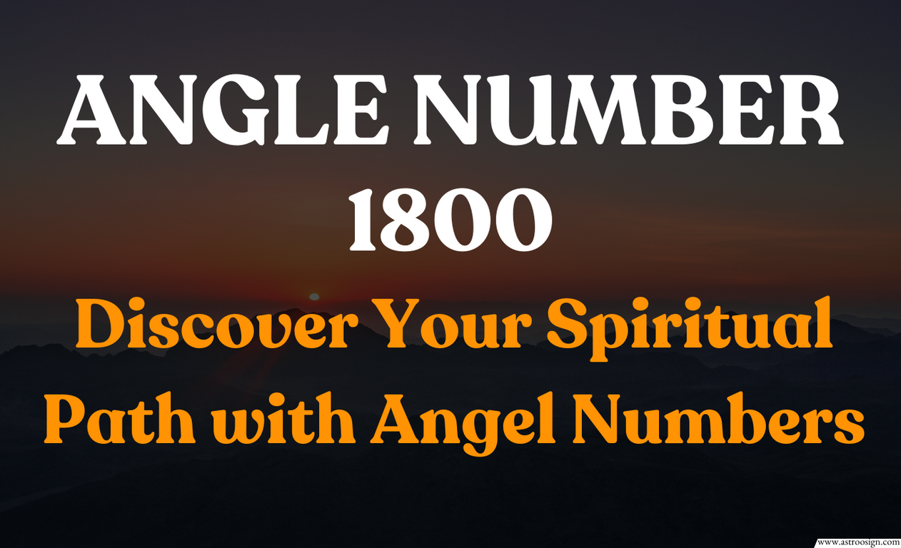 Angel Number 1800