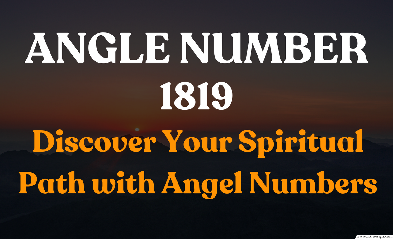 Angel Number 1819