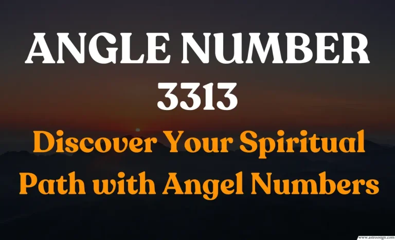 Angel Number 3313